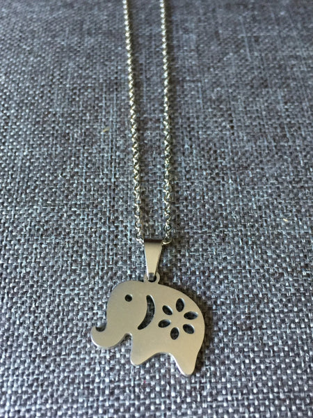 Collier éléphant Bijoux éléphant Collier animal totem Symbole éléphant Collier sagesse éléphant Comme un ange