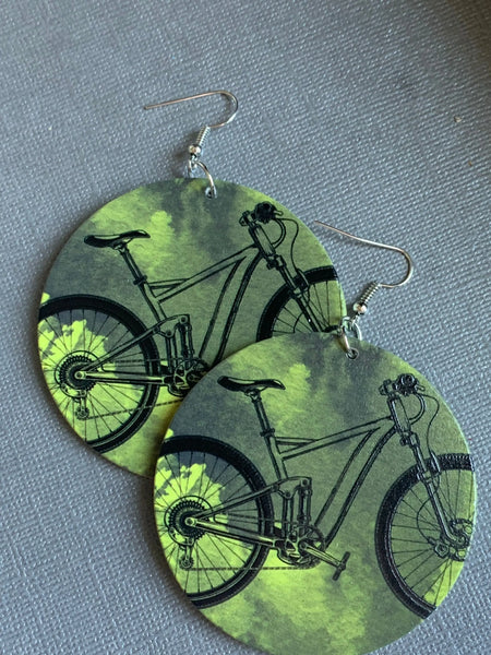 Boucles oreilles vélo Comme un ange