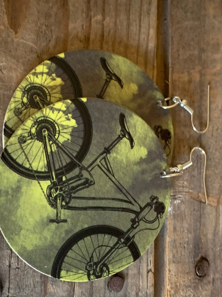 Boucles oreilles vélo Comme un ange