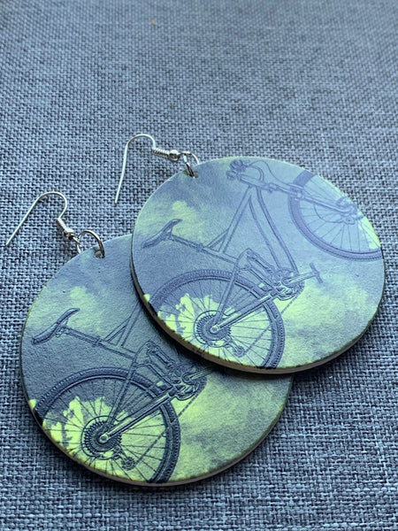 Boucles oreilles vélo Comme un ange