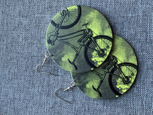 Boucles oreilles vélo Comme un ange