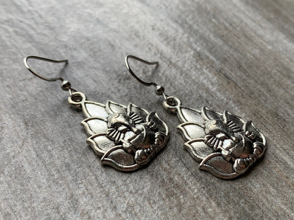 Boucles oreilles chance éléphant Comme un ange