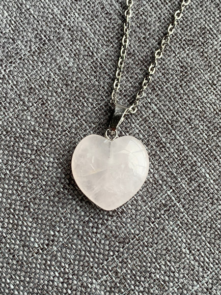 Collier breloque coeur alliage de métaux argent Comme un ange