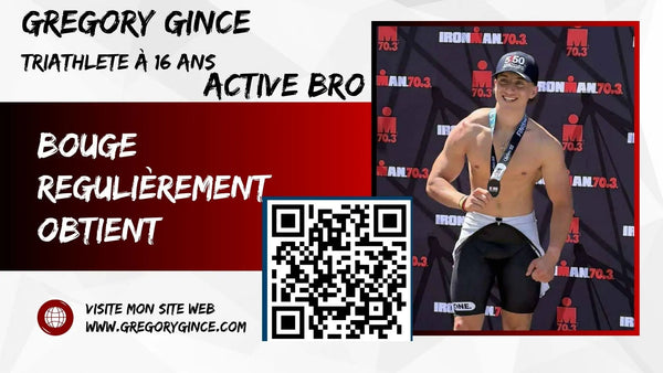 SPONSORISEZ GREGORY GINCE ENSEMBLE, PROUVONS QUE TOUT EST POSSIBLE  REALISER UN IRONMAN 70.3 À 18 ANS MERCI POUR VOS DONS OU COMMANDITES Comme un ange