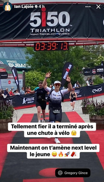 REALISER UN  IRONMAN 70.3 À 18 ANS MERCI D'ÊTRE UN PARTENAIRE DE SUCCÈS Comme un ange