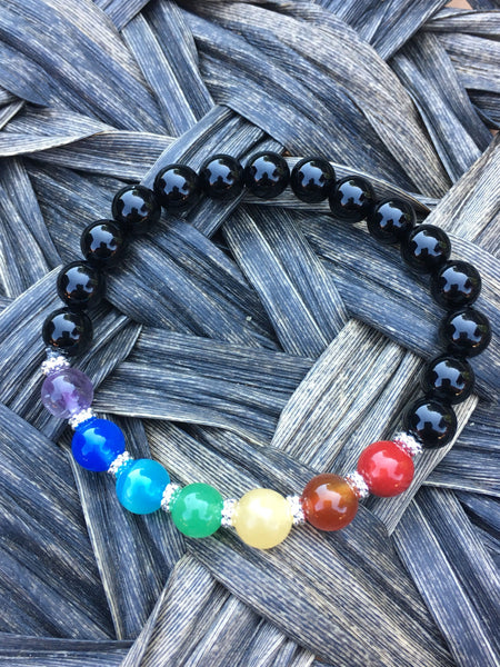 Ça va bien Aller bracelet chakra, Bracelet d'énergie, bracelet de yoga, bracelet de méditation, Bracelet en pierre, cadeau pour elle,chakra Comme un ange