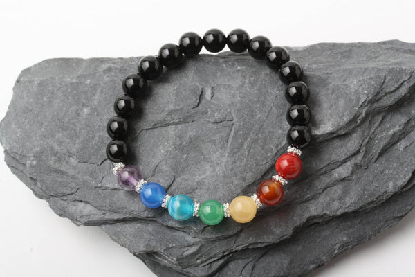 Ça va bien Aller bracelet chakra, Bracelet d'énergie, bracelet de yoga, bracelet de méditation, Bracelet en pierre, cadeau pour elle,chakra Comme un ange