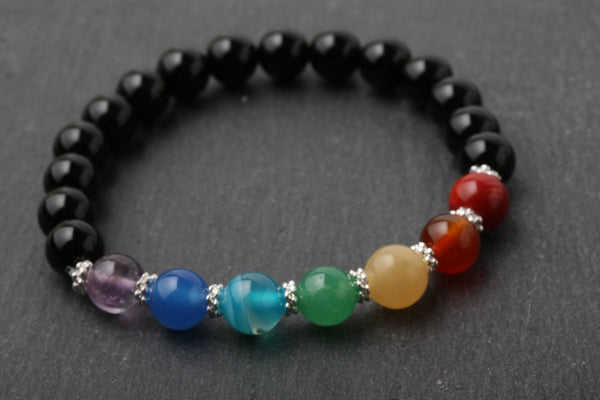Ça va bien Aller bracelet chakra, Bracelet d'énergie, bracelet de yoga, bracelet de méditation, Bracelet en pierre, cadeau pour elle,chakra Comme un ange