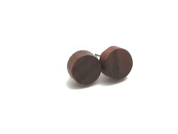 boucles d oreilles,Stud Earrings, Wood Earrings, Stud Earrings, Wood Stud Earrings, Men’s Earrings, Earring for men, Comme un ange