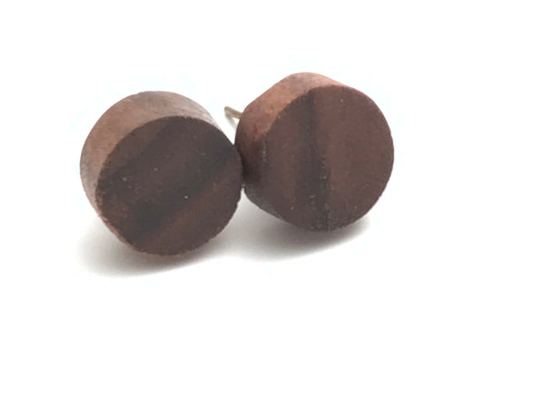 boucles d oreilles,Stud Earrings, Wood Earrings, Stud Earrings, Wood Stud Earrings, Men’s Earrings, Earring for men, Comme un ange