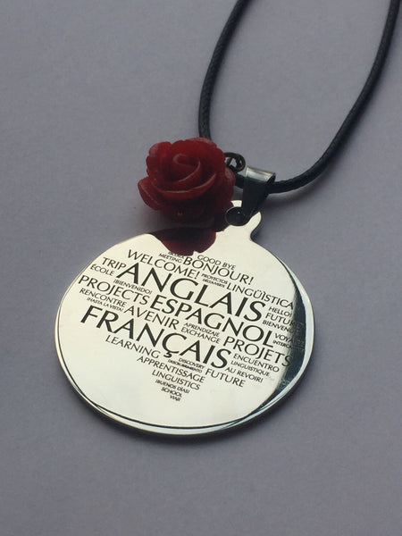 Collier linguistique Des Rives Comme un ange