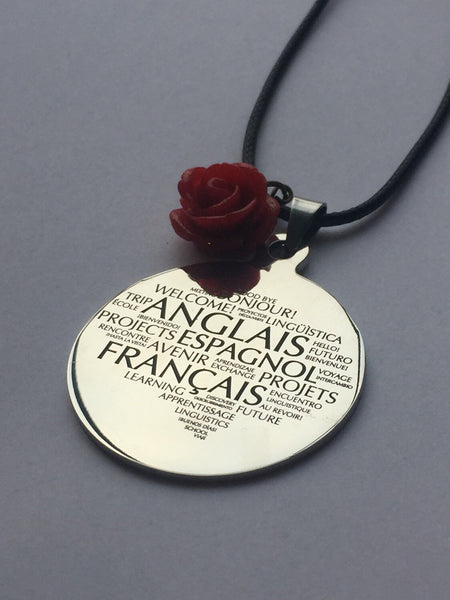 Collier linguistique Des Rives Comme un ange