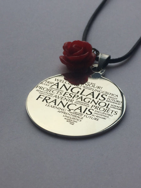 Collier linguistique Des Rives Comme un ange
