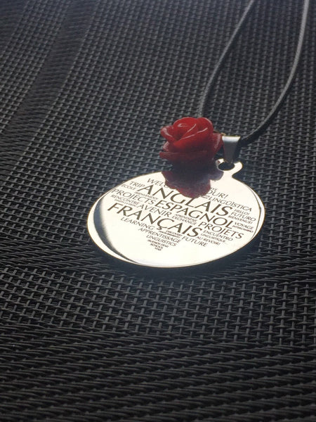 Collier linguistique Des Rives Comme un ange