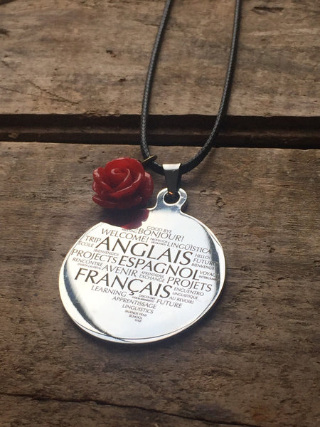 Collier linguistique Des Rives Comme un ange