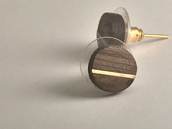 boucles d oreilles,Stud Earrings, Wood Earrings, Stud Earrings, Wood Stud Earrings, Men’s Earrings, Earring for men, Comme un ange