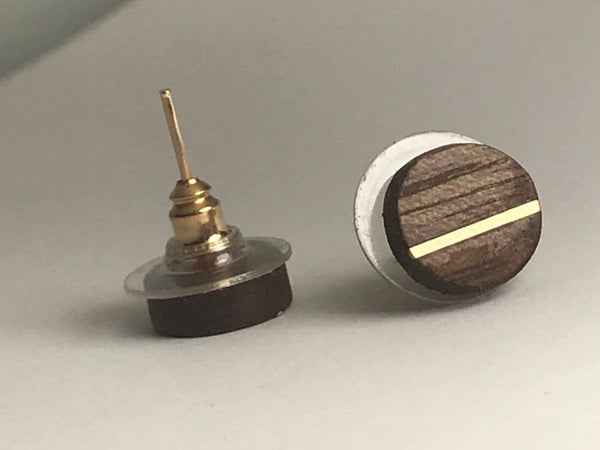 boucles d oreilles,Stud Earrings, Wood Earrings, Stud Earrings, Wood Stud Earrings, Men’s Earrings, Earring for men, Comme un ange