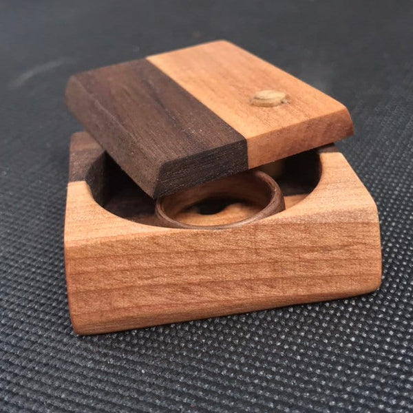 Boite a bijoux miniature, ideal comme cadeau pour femme, ecrin en bois Comme un ange