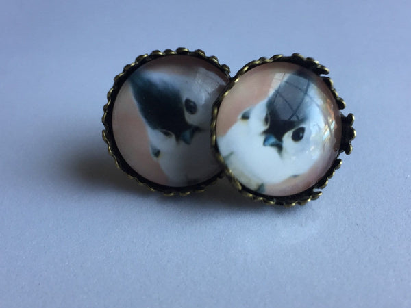 Bird gold silver rose gold color bird stud earrings bird stud earrings, bird earrings, stud earrings, bird jewelry Comme un ange