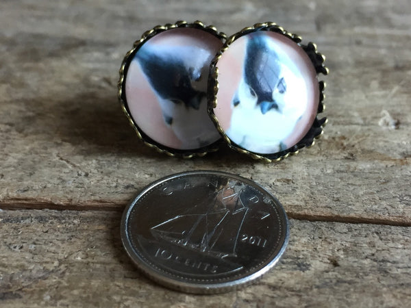 Bird gold silver rose gold color bird stud earrings bird stud earrings, bird earrings, stud earrings, bird jewelry Comme un ange