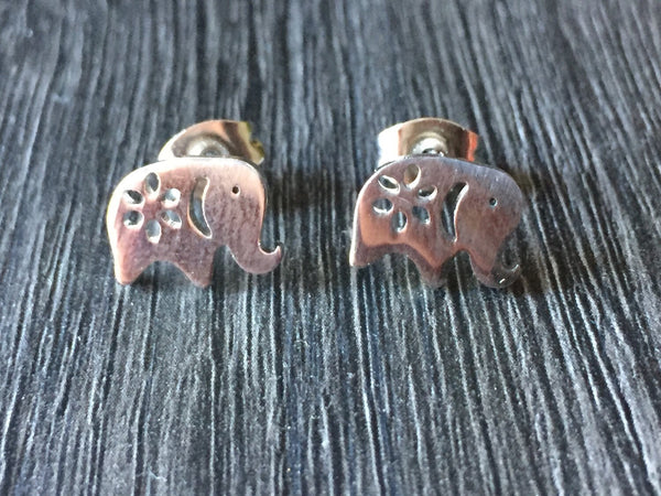 boucles oreille Elephant stainless Comme un ange