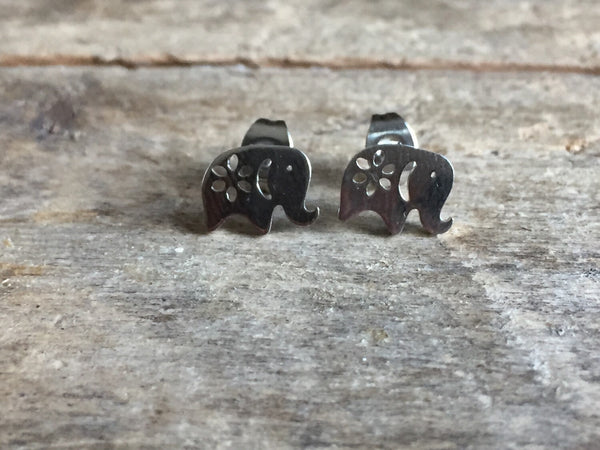boucles oreille Elephant stainless Comme un ange