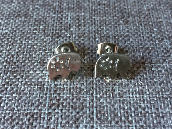 boucles oreille Elephant stainless Comme un ange