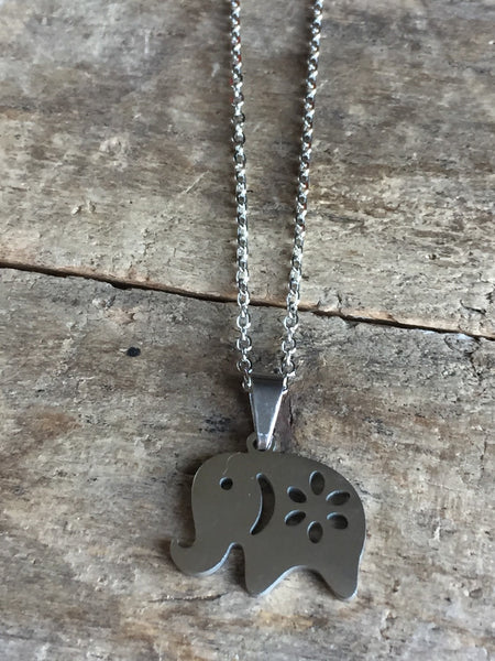Collier éléphant Bijoux éléphant Collier animal totem Symbole éléphant Collier sagesse éléphant Comme un ange