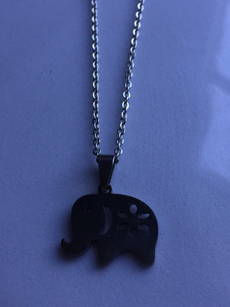 Collier éléphant Bijoux éléphant Collier animal totem Symbole éléphant Collier sagesse éléphant Comme un ange