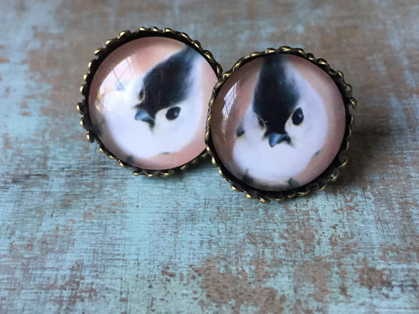 Bird gold silver rose gold color bird stud earrings bird stud earrings, bird earrings, stud earrings, bird jewelry Comme un ange