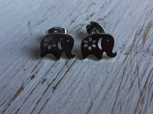 boucles oreille Elephant stainless Comme un ange