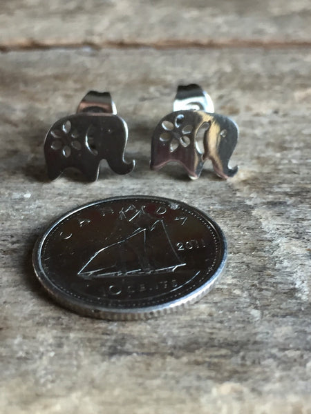 boucles oreille Elephant stainless Comme un ange