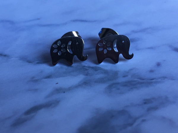boucles oreille Elephant stainless Comme un ange