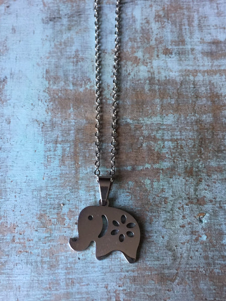 Collier éléphant Bijoux éléphant Collier animal totem Symbole éléphant Collier sagesse éléphant Comme un ange