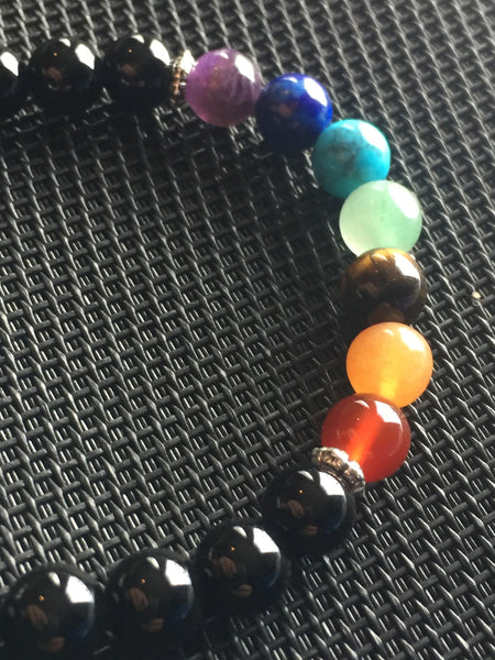Bracelet arbre de vie chakras Comme un ange