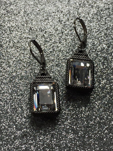 Chic zircon Earrings style  cristal boucles d’oreilles Crystal Comme un ange