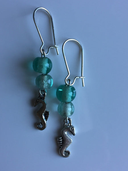 Boucles oreilles hippocampe Earrings Comme un ange