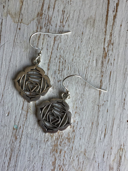 Boucles d’oreilles breloque coeur heart earrings Comme un ange