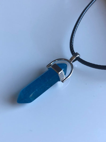 Collier bleu Comme un ange