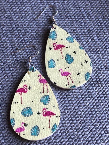 Boucles d’oreilles flamingoes Comme un ange