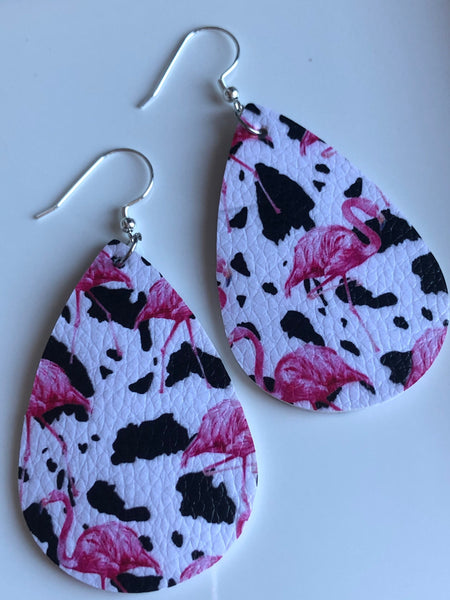 Boucles d’oreilles flamingoes Comme un ange