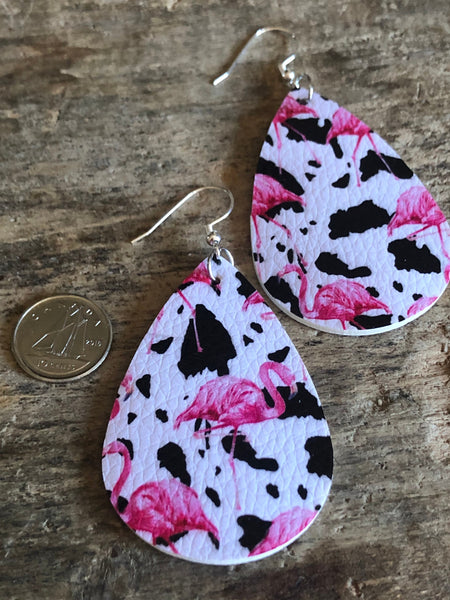 Boucles d’oreilles flamingoes Comme un ange