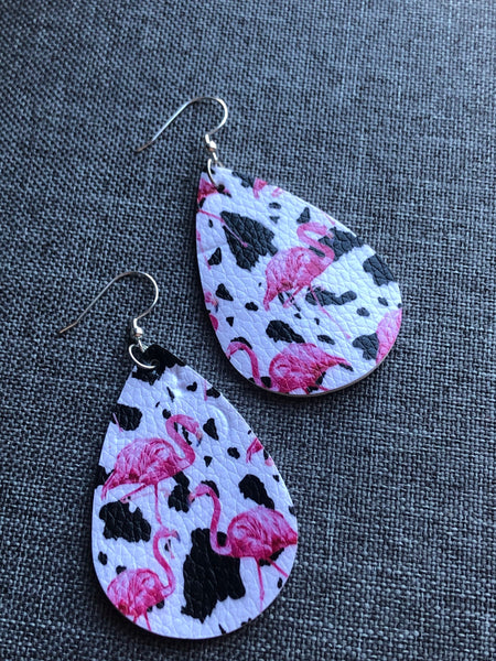 Boucles d’oreilles flamingoes Comme un ange