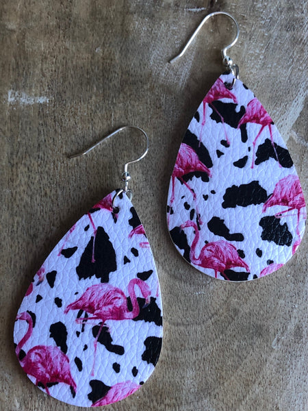 Boucles d’oreilles flamingoes Comme un ange