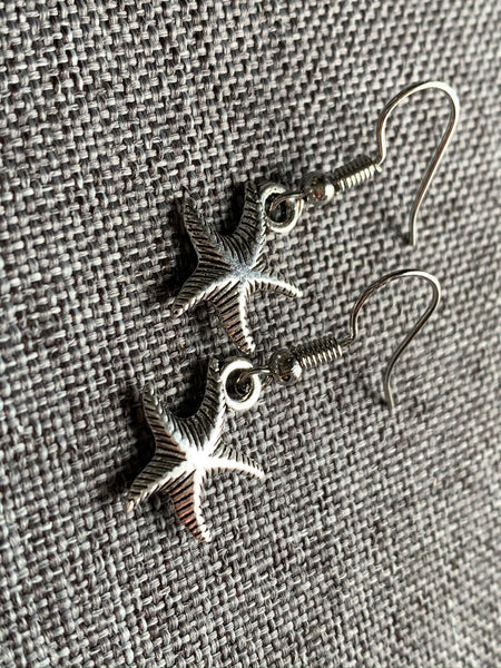 Boucles d’oreilles breloque étoile de mer Comme un ange