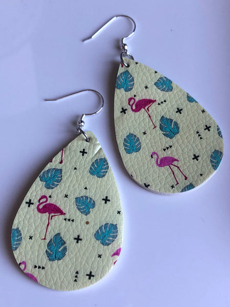 Boucles d’oreilles flamingoes Comme un ange