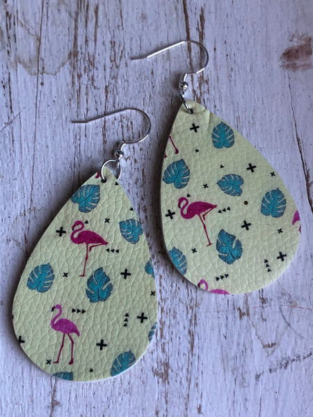 Boucles d’oreilles flamingoes Comme un ange