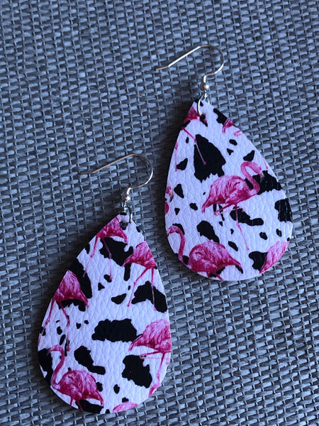 Boucles d’oreilles flamingoes Comme un ange