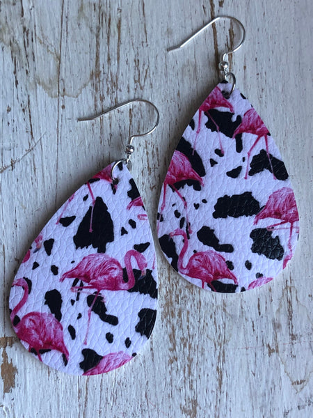 Boucles d’oreilles flamingoes Comme un ange