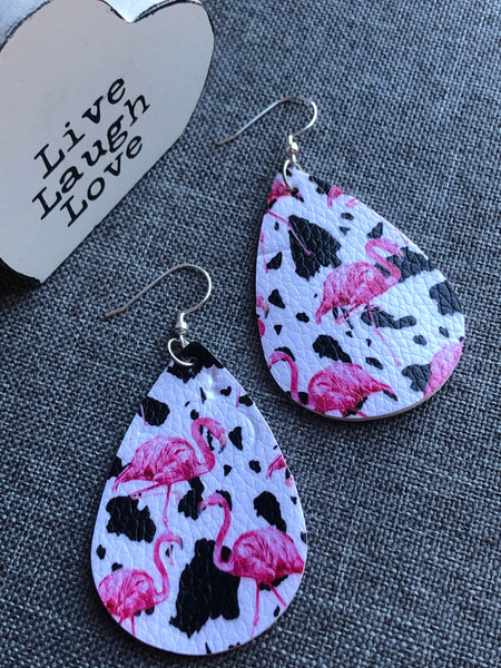 Boucles d’oreilles flamingoes Comme un ange